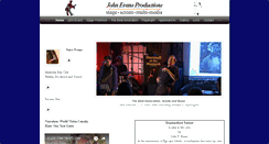 Desktop Screenshot of johnevansproductions.com